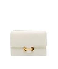 COCCINELLE KATTIE Cartera de piel de grano medio leche de coco - Carteras Mujer - 1