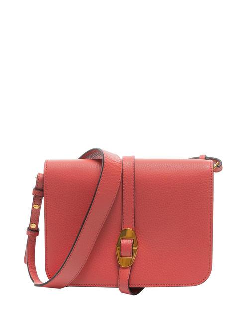 COCCINELLE COSIMA Bolso bandolera de piel martillada arándanos - Bolsos Mujer