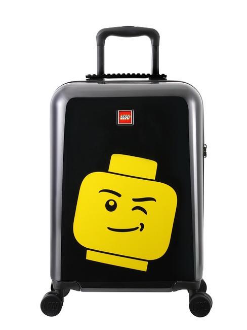 LEGO MINIFIGURE Carro para equipaje de mano amarillo negro - Equipaje de mano