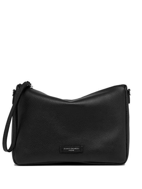 GIANNI CHIARINI NORA POUCH Bolso de piel con bandolera negro - Bolsos Mujer