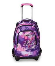 SEVEN DETACH BUBBLE STREET Carro mochila doble desmontable VIOLETA ROSA - Mochilas con ruedas - 1
