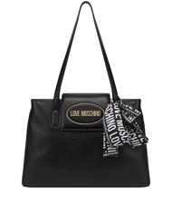 LOVE MOSCHINO FOULARD Bolsa de la compra negro - Bolsos Mujer - 1