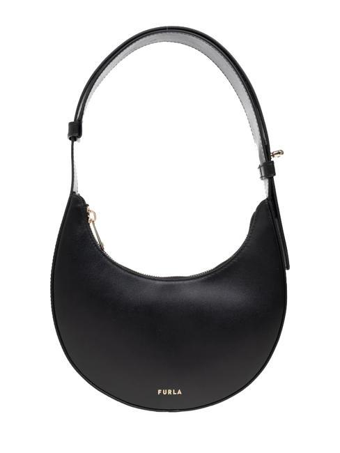 FURLA DELIZIA  Mini bolso bandolera, en piel. negro - Bolsos Mujer