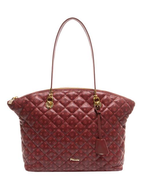 POLLINI HERITAGE Quilted Comprador de hombro borgo&ntilde;a - Bolsos Mujer
