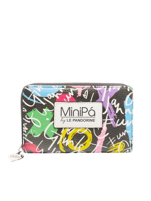 Elegante Monedero De Mujer En Piel Negro TL140796