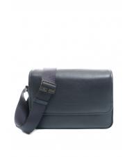 PIQUADRO CAMPIONARIO - X15  Mensajero peque&ntilde;o de piel azul - Maletines de Trabajo - 1