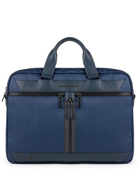PIQUADRO TRAKAI Maletín para portátil de 15,6 ", iPad de 10,5" / 9,7 " azul - Maletines de Trabajo