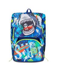 SJGANG SHARKSTORY Mochila doble Impresi&oacute;n azul - Bolsas y accesorios  ni&ntilde;os - 1