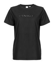 PINKO START Camiseta de algod&oacute;n limusina negra - camiseta - 1