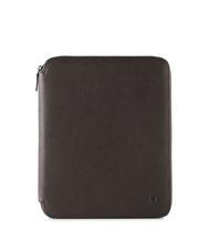 PIQUADRO CAMPIONARIO - BLACK SQUARE Portapapeles A4 de piel MORO - Fundas para tablet & Organizer - 1