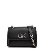CALVIN KLEIN RE-LOCK Mini bolso de hombro/bandolera negro - Bolsos Mujer - 1