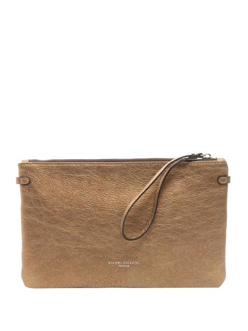 GIANNI CHIARINI borsa a tracolla in pelle  bronce - Bolsos Mujer