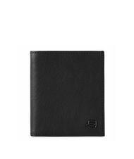 PIQUADRO BLACK SQUARE  Cartera vertical de piel negro - Carteras Hombre - 1