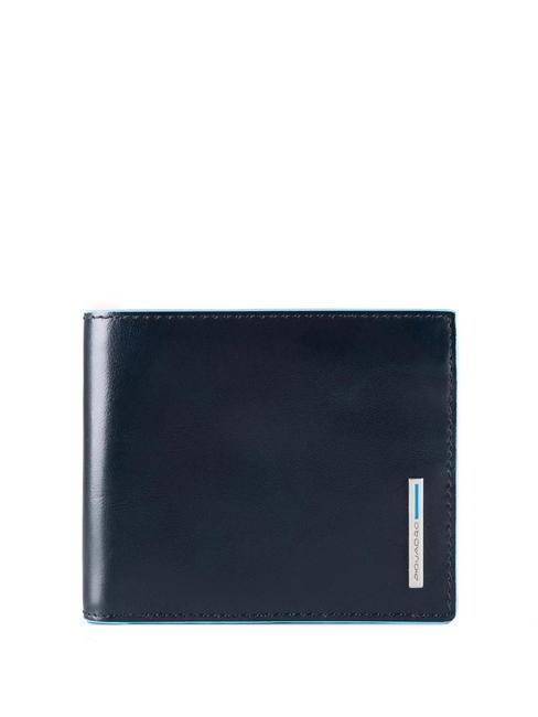 PIQUADRO BLUE SQUARE Billetera de cuero azul - Carteras Hombre