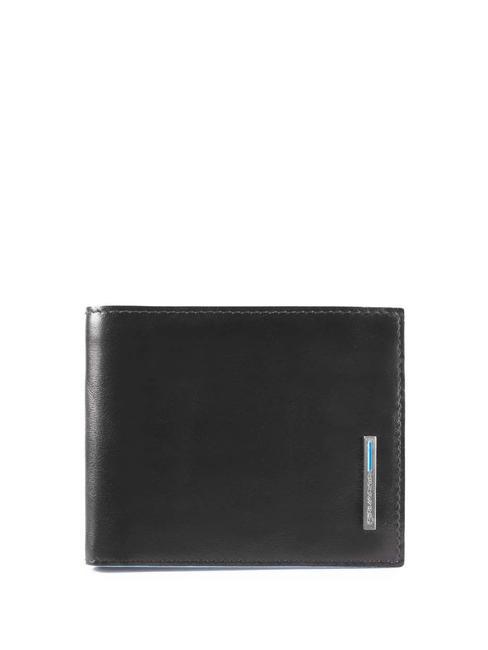 PIQUADRO BLUE SQUARE  Cartera mediana de piel negro - Carteras Hombre
