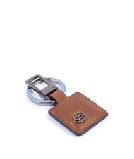 PIQUADRO BLACK SQUARE  Llavero con dije de cuero - Llaveros