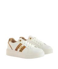ALVIERO MARTINI PRIMA CLASSE GEO METALLIC LOGO Zapatillas con plataforma blanco - Zapatos Mujer - 1