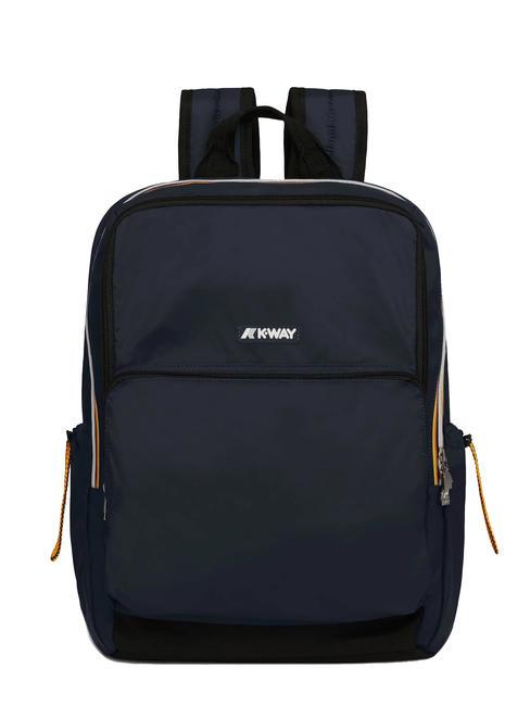 KWAY GIZY Mochila de nailon para portátil de 15" profundidad azul - Mochilas para portátil