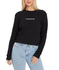 GUESS JEANS LOGO Sudadera regular fit con cuello redondo - Sudaderas de mujer
