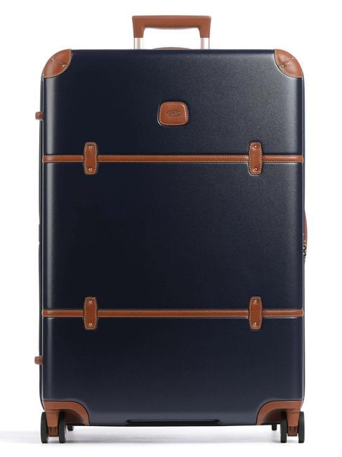 BRIC’S BELLAGIO Carro extensible grande Azul / Cuero - Trolley Rígidos