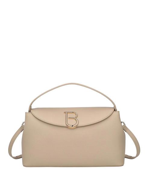 TOSCA BLU MEGEVE Bolso grande de piel con bandolera BEIGE - Bolsos Mujer