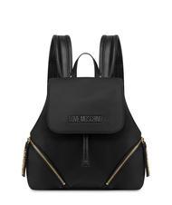 LOVE MOSCHINO EASY GO Mochila de nailon negro - Bolsos Mujer - 1