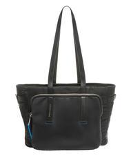 PIQUADRO RYAN Shopper para PC de 14", en tejido reciclado negro - Bolsos Mujer - 1