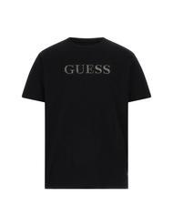 GUESS EMBELLISHED LOGO  Camiseta de algodón jetbla - camiseta - 1