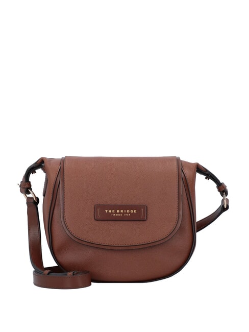 THE BRIDGE DOMITILLA Bolso bandolera, en piel. BROWN - Bolsos Mujer