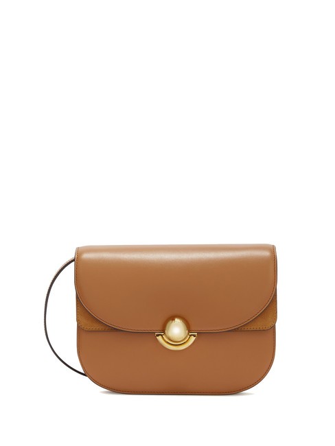 FURLA SFERA Bolso de piel con solapa brandy - Bolsos Mujer