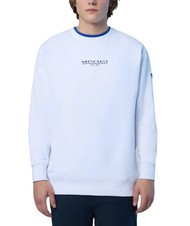 NORTH SAILS BASIC Sudadera de algodón con logotipo blanco - Sudaderas - 1