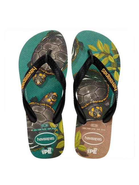 HAVAIANAS Chanclas IPE beige/negro/amarillo - Zapatos unisex