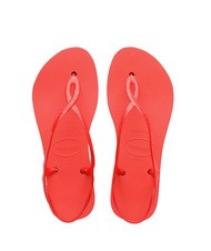 HAVAIANAS LUNA FLATFORM Sandalia tipo chancla con plataforma plana salm&oacute;n - Zapatos Mujer - 1