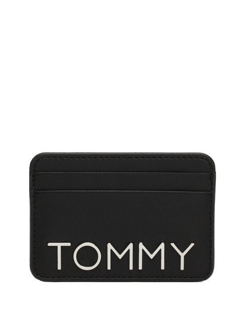 TOMMY HILFIGER TOMMY JEANS CITY BOLD Tarjetero plano negro - Carteras Mujer
