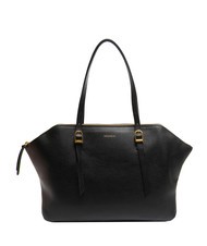 COCCINELLE CHERRY Bolso shopping al hombro de piel martillada negro - Bolsos Mujer - 1