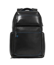 PIQUADRO BLUE SQUARE  Mochila de cuero para portátil de 15,6" - Mochilas para portátil