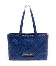 LOVE MOSCHINO QUILTED  Comprador de hombro azul - Bolsos Mujer - 1