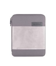 PIQUADRO CAMPIONARIO - ADE Porta bloc de notas en piel y tejido GRIS - Fundas para tablet & Organizer - 1