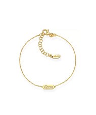 AMEN AMORE LOVE Pulsera con placa LOVE - Pulseras