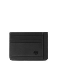 PIQUADRO DAVID Tarjetero plano de piel - Carteras Hombre