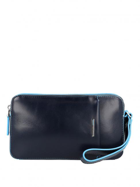 PIQUADRO BLUE SQUARE Bolso de mano de piel azul - Bolsos Mujer