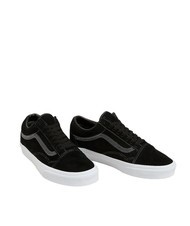 VANS OLD SKOOL Zapatillas de piel de ante negro - Zapatos unisex - 1