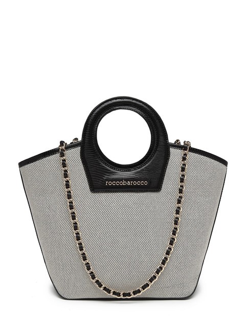 ROCCOBAROCCO REA Bolsa de doble portabilidad negro - Bolsos Mujer