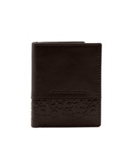 ROCCOBAROCCO BRYAN Cartera vertical de piel marrón - Carteras Hombre - 1