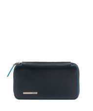 PIQUADRO BLUE SQUARE  Cartera de piel plena flor - Carteras Hombre