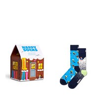 HAPPY SOCKS SKIING CHALET Set de regalo de 2 pares de calcetines. - Calcetines unisex