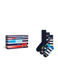 HAPPY SOCKS NAVY Set de regalo de 3 pares de calcetines. - Calcetines unisex