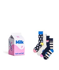 HAPPY SOCKS MILK CARTON Set de regalo de 4 pares de calcetines. - Calcetines unisex