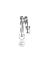 GUESS CRAZY EARRINGS Pendiente tipo earcuff individual colgante SILVER - Pendientes - 1