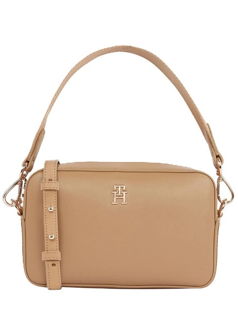 TOMMY HILFIGER TH DISTINCT Mini bolso de mano, con bandolera lienzo de safari - Bolsos Mujer